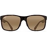 Maui Jim Polarized Men's and Women's Red Sands Rectangular Sunglasses