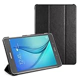 WOFALA Samsung Galaxy Tab A 8.0 case- Classic PU Leather Creative tri-fold Cover -High quality ultra-thin Smart Cover Case for Samsung Galaxy Tab A 8-Inch Tablet (with Auto sleep/ wake feature)-Black (Specifically designed ONLY to fit Samsung Galaxy Tab A, 8.0 inch)