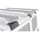 Rhino-Rack Jeep Wrangler JL Unlimited 4 Door Hard Internal Structural Roof Rack/Bare Backbone 3 Base Mounting System in Black