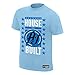 WWE AJ Styles The House That AJ Built T-Shirt Light Blue XL