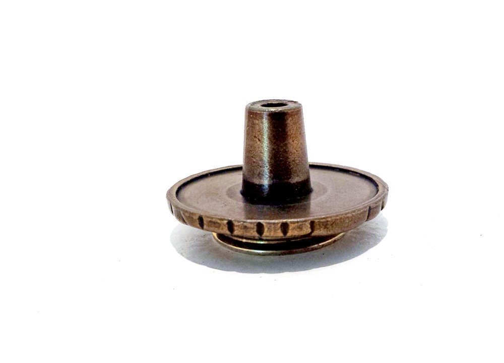 2 Piece Antique Brass Drawer Pull Bullet Knob Household Decor