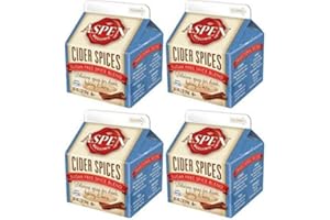 Aspen Mulling Cider Spices Sugar Free Original Blend. Cinnamon, Nutmeg, & Clove. Holiday Mulling Spice Mix for Spiced Cider, Mulled Red Wine & Festive Winter Beverages. 5.65 oz. (Pack of 4)