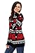LOSRLY Women Ugly Christmas Sweater Cute Reindeer Hooded Knit Jumper Pullover