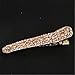 Ruihfas Fashion 4Pcs Eye-catching Women Girls Pearl Rhinestone Beak Clip Duckbill Clip Alligator Clip Hair Clip Hairpin 2.36×0.4 inch