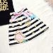 Baby Girls Clothes Letters“Big Sister”Printed Romper Tops+Floral Striped Pants+Hat Outfits Set (Black, 2-3T)
