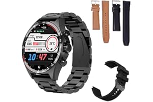 EARFORU Sk27 Smart Watch - Cool Quest Tech Sk27 Sk 27 Ultimate Full Screen Business Smart Watch Kalobee for Men, 1.52'' Full Touch High Resolution Screen Smartwatch, with 3 Wrist Bands