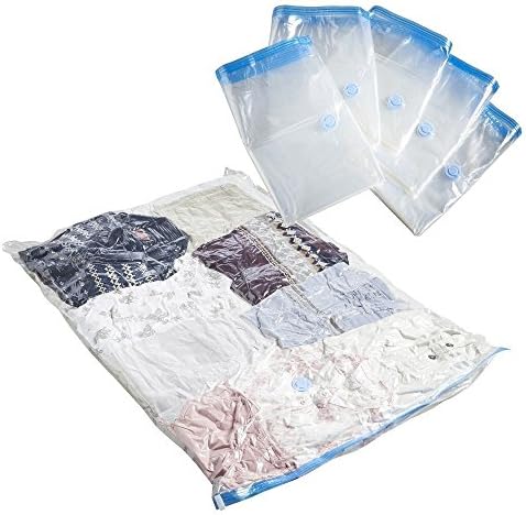 1x Quantity Space Saver Storage Dual Double Zipper Extra Tight Seal Bags for Travel, Suitcase, Moving, and Household use in size 35"x28" / 90cm x 70cm