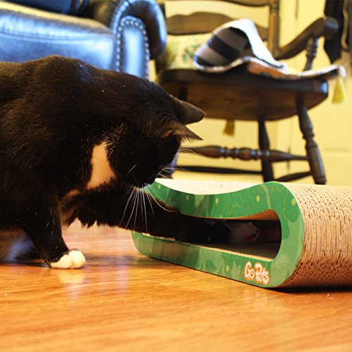 Premium Cat Scratcher by GoPets, Infinity Lounge Corrugated Cardboard