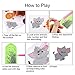 Outus 24 Pieces 5D DIY Diamond Painting Kits Animal Diamond Stickers for Kids and Adult Beginners Crafts Making