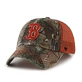 MLB Boston Red Sox '47 Huntsman Closer Camo Mesh Stretch Fit Hat, One Size, Realtree Camouflage