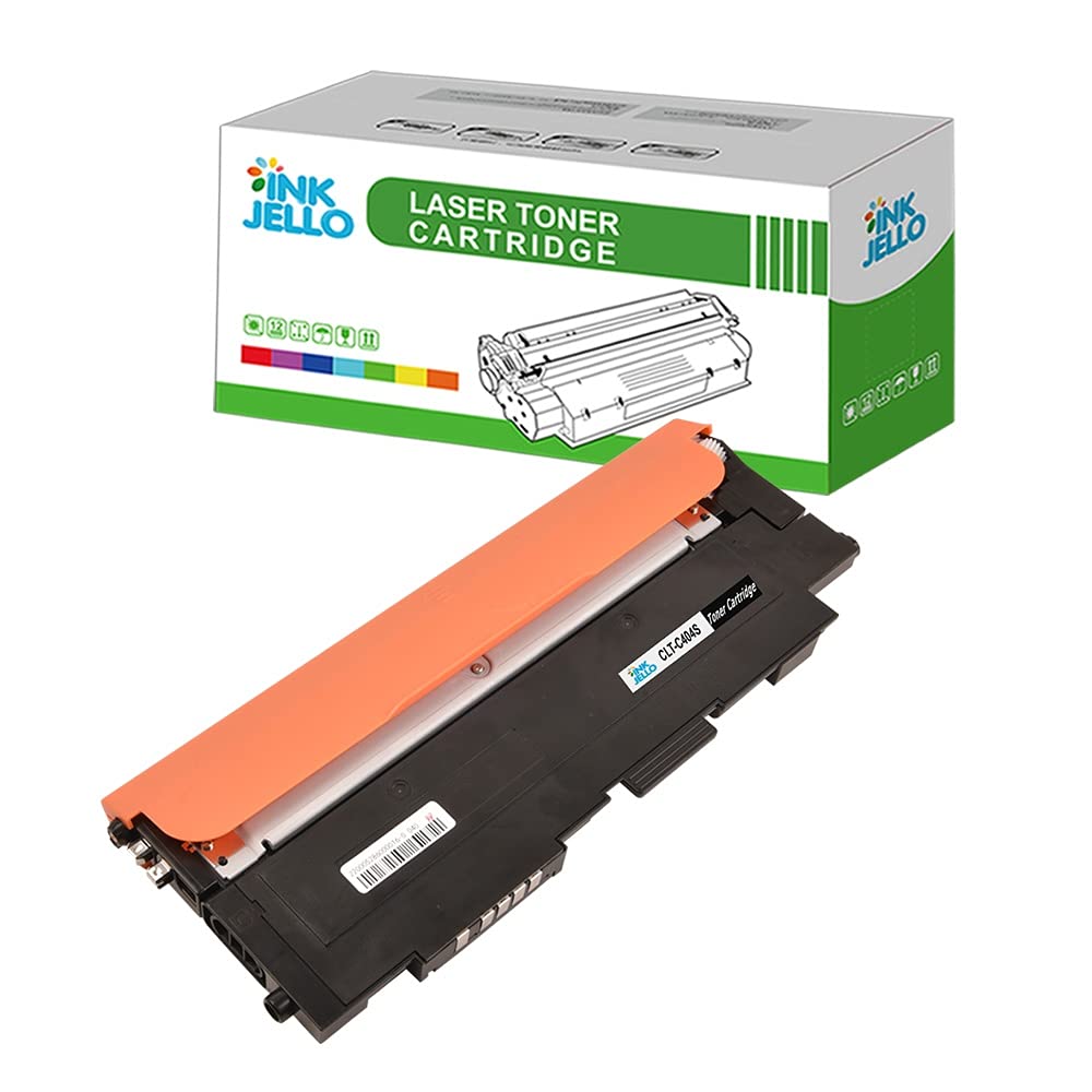 InkJello Toner Cartridge For Printer, Compatibile with Samsung Xpress SL-C430 SL-C430W SL-C432 SL-C432W SL-C433 CLT-C404S (Cyan)