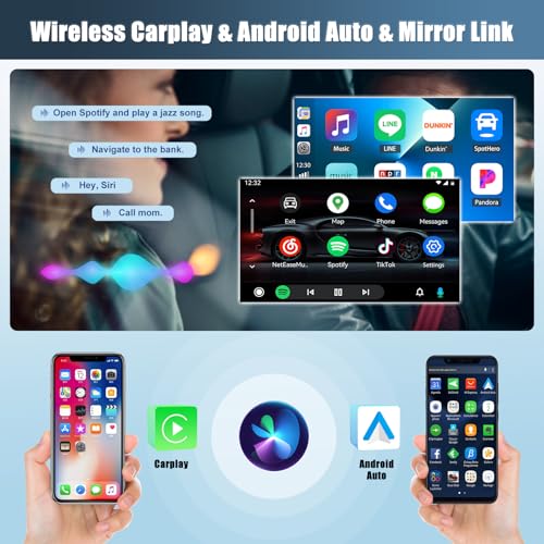 CAMECHO 4+64G Android 13 DSP Car Radio for Fiat DUCATO 2010/Citroen Jumper/Peugeot Boxer with Rearview Camera, 9" Wireless Carplay Bluetooth Radio with Android Auto FM/RDS+Canbus HD Touchscreen