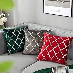 TAOSON Pack of 2,Moroccan Quatrefoil Geometric