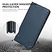 Galaxy S9 Plus Case, SHIELDON Genuine Leather Flip Galaxy S9+ Wallet [Kickstand] Magnetic Protective Cover with Card Slot Holder Soft TPU Case Compatible with Galaxy S9+ / S9 Plus - Dark Blue