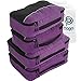 bago 7 Pcs Packing Cubes for Suitcases - 4 Travel Cubes with 3 ZipLock Bags - Luggage Organizer Bags to Get Maximum Storage, Save Time & Effort to Pack - Happy Traveling