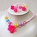 Kids Girls Necklace Bracelet Ring Earrings Four Cute Jewelry Set Fashion Party Favor