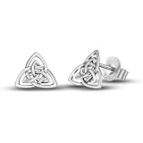 Arranview Jewellery Ohrstecker, Keltischer Knoten Dreieck