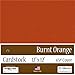 Burnt Orange Cardstock - 12 x 12 inch - 65Lb Cover - 25 Sheets