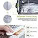 PuTwo Lunch Bag 8L Insulated Lunch Bag Lunch Box Lunch Bags for Women Lunch Bag for Men Cooler Bag with YKK Zip and Adjustable Shoulder Strap Lunch Tote for Kids Lunch Box Bento Lunch Pail - Grey