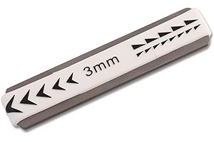 Metallor Guitar Fret Crowning Files Dual Sized Compact Fret Dressing File for Jumbo Guitar Frets with Coarse and Fine Cutting