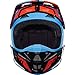 Fox Racing V1 Falcon Adult Off-Road Motorcycle Helmet - Black/Orange/Large