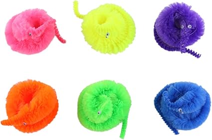 fuzzy worm toy