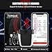 Htwon Wireless Bluetooth OBD2 Scanner Car Engine Fault Code Reader, CAN Diagnostic Scan Tool for OBDII Protocol Cars Since 1996, App Compatible with Android and iPhone
