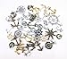 yueton?100 Gram (Approx 47pcs) Assorted DIY Antique Anchor Charms Pendant Craft Making Accessory (Anchor)