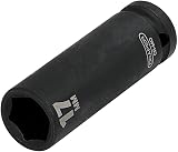 Draper Expert HI-TORQ 1/2 inch Deep Impact Socket 17mm 6 Point Chrome Vanadium view 1