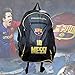 FC Barcelona backpack school mochila bookbag cinch shoe bag official Messi 10 (Black Messi)