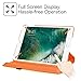 Fintie iPad Case - 360 Rotating Stand Cover with Auto Sleep/Wake for iPad 9.7 inch (2018/2017, Air 2, Air, Pro) - Orange, Faux Leather, Hard Shell, Portable Use