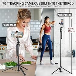 Auto Face Tracking Tripod 360 Rotation with