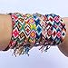 Carykon 12 PCS Nepal Woven Friendship Bracelets with a Sliding Knot Closure for Women Teens and Girls, Color may vary