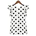 Women Sexy Summer Chiffon Polka Dot Blouse Ruffle Sleeve Office Lady Shirts