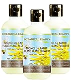 MONOI de TAHITI YLANG YLANG FLOWERS OIL 100 % Natural / 100% PURE BOTANICALS. 2 Fl.oz.- 60 ml. For Skin, Hair and Nail Care.