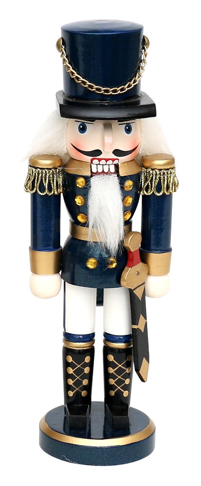 Dekohelden24 Soldier 520208 Nutcracker Classic Approx. 35 cm Blue