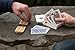 Walnut Studiolo Travel Cribbage Board Birch Plywood with Dark Brown Leather