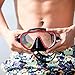 Kraken Aquatics Dive Snorkel Mask Adult | Quality Snorkeling Gear for Adults Scuba Gear Diving Mask Scuba Diving Gear Goggles for Swimming Masks (Red)