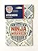 American Ninja Warrior Stickers (Set of 4) - 4 inches (H) x .01 Millimeter (W) x 4 inches (L)