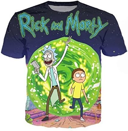 Men Women Hoodies Sweatshirt Cartoon Rick and Morty print fashion Hoodie casual Pullovers color 9 M