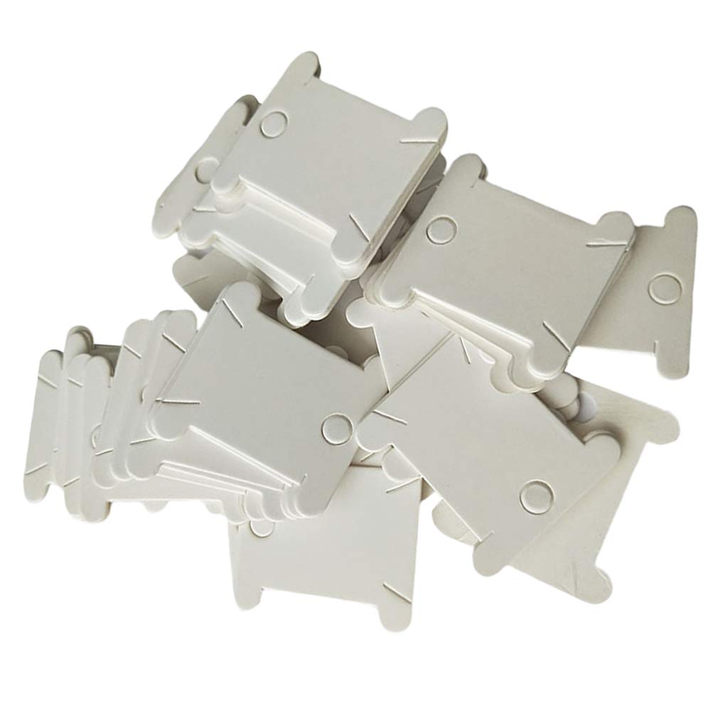 F Fityle200Pcs Cardboard Floss Bobbins Bobbin Winding Card