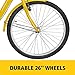 Happybuy 26inch Adult Tricycle 7 Speed Single Speed 3 Wheel Bike Adult Tricycle Trike Cruise Bike Large Size Basket for Recreation Shopping (Yellow/7-Speed)thumb 4