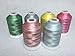 Sinbel Polyester Embroidery Thread 6 Variegated Colors For Brother Babylock Janome Singer Pfaff Husqvaran Bernina Machines (1)