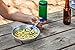 Tapirus - 4 Blue Spork to Go Set - 7-inch Durable & BPA Free Sporks - Spoon, Fork and Knife Combo Utensils Flatware - Mess Kit for Camping, Hunting and Outdoor Activities - Comes in a Carrying Case