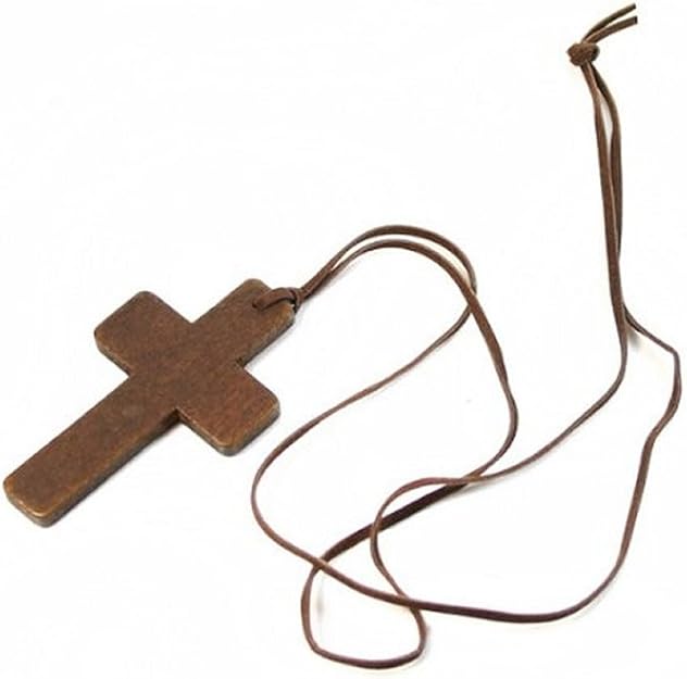 New Wooden Cross Necklace Religious Christian Jewelry Amazon.co.uk