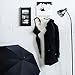 Wallniture Sol Adjustable Reading Floor Lamp with Foot Control On Off Switch Black