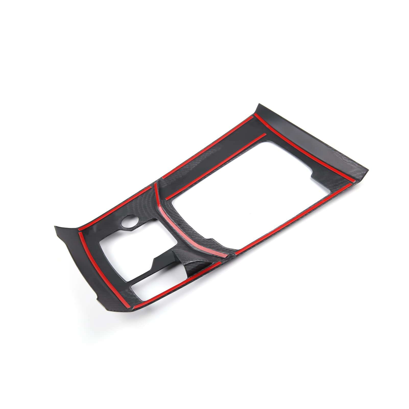 Compatible with Mazda CX-5 2025 2024 2023 2022 2021 2020 2019 2018 2017 Accessories Car Center Console Cover Gear Panel Gear Shift Knob Cover Trims Frame -ABS Carbon Fiber Style