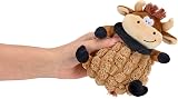 Petface Farmyard Buddies Chunky Cow Plush Dog Toy view 2