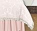 Sweet Jojo Designs Blush Pink White Damask and Gold Polka Dot Amelia 3 Piece Girls Full/Queen Childrens Bedding Set