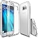 Ringke Fusion Compatible with Galaxy S7 Case, Transparent Hard Back TPU Bumper Shockproof Cover - Clear